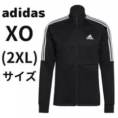 アディダス ジャージ トップ メンズ XO 長袖 黒 ブラック ジャケット