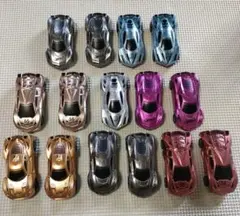 メタリック風プルバックカー15台セット処分セール