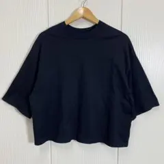 maillot 半袖ニット Tシャツ 日本製 コットン混 ブラック 1 - メルカリ