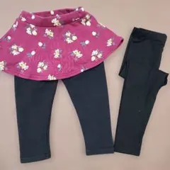 子供服 ever closet スカッツ UNIQLO ヒートテックタイツ 90
