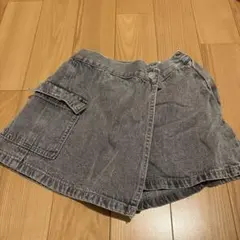 GU グレー ハーフパンツ