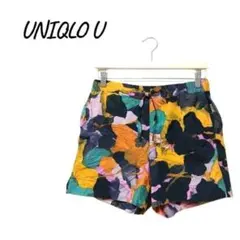 UNIQLO U 【M】 プリントイージーショーツ 総柄 ショートパンツ