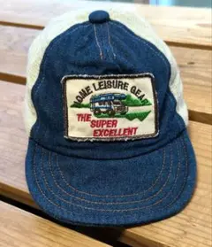 キッズ キャップ デニム メッシュ