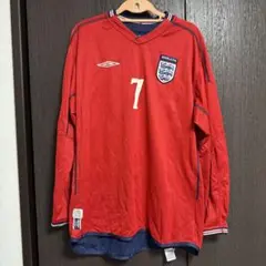 ベッカム　イングランド代表　2004年　レプリカユニフォーム