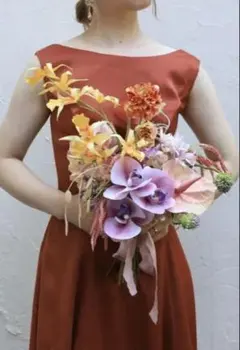 【ジャガさま専用】造花ブーケ　アーティフィシャルフラワー　ウェディングブーケ