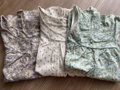 Do!family ドゥファミリー　花柄、ドット柄カットソー 3枚セット