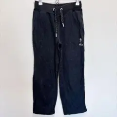 フィラ スウェットパンツ リブ ワンポイント M 黒 綿 ルームウェアのサムネイル