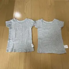 UNIQLO ユニクロ 半袖 肌着 100サイズ 2点セット 綿100%