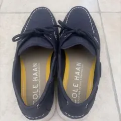 COLE HAAN ネイビー デッキシューズのサムネイル