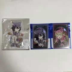 鬼滅の刃 ハロウィン2025 伊黒小芭内 甘露寺蜜璃 アクスタ メタリックカード