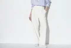 UNIQLO タックワイドパンツ