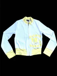 新品未着用タグ付Baby Phat メッシュジャージホワイト/イエローのサムネイル