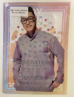 GENERATIONS エンタメくじ ローソン クリアポスター 関口メンディー