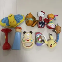 ベビー★ラトル★泣く子もケロリ！魔法のラトル他★おもちゃまとめ売り★０歳★のサムネイル