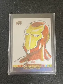 Upperdeck marvel sketch card iron man