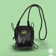 Kiu パフィーミニクロスボディバッグ ブラックのサムネイル