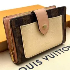 【美品】ルイヴィトン ポルトフォイユ・ジュリエット ダミエ エベヌ　＃285