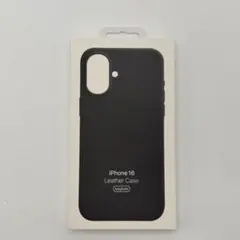 新品-純正互換品-iPhone16　MagSafe対応 　レザーケース　ブラック