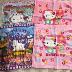ハローキティ タオル 4枚セット北海道限定商品含む
