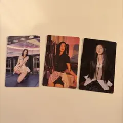BLACKPINK ジス　　トレカ　タレントカード　JISOO 3枚セット