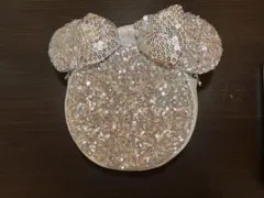 ミッキー ポシェット シルバー スパンコール