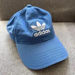 adidas アディダス　キャップ ブルー