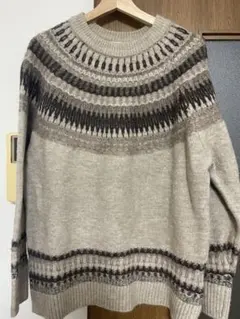 CIAOPANIC TYPY ノルディック柄セーター M