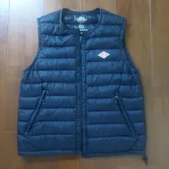 DANTON ダウンベスト サイズ36 ネイビー