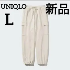 新品　UNIQLO スウェットカーゴパンツ　L 69-75