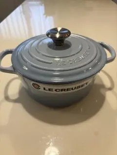 LE CREUSET ココットロンド 22センチ カリビアンブルー 新品未使用