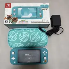 Nintendo Switch Lite どうぶつの森デザイン　アロハ柄