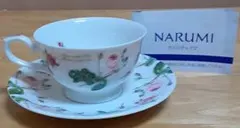 NARUMI 花柄 カップ＆ソーサ―２客組　　SY183