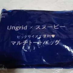 アングリッド✕スヌーピー　マルチトートバッグ　雑誌付録