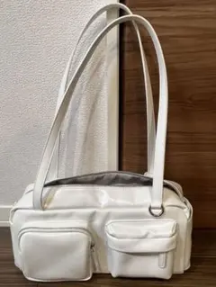 【美品】LOWRYS FARM ローリーズファーム　立体ポケ付ボストンバッグ