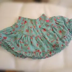 ☆Jenni 水色 チェリー柄 フリルスカート 140cm