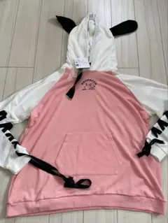 POCHACCO パーカー ピンク ３Ｌ　トレーナー　スウェット