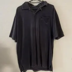 90s Mr.JUNKO ポロシャツ ネイビー 古着