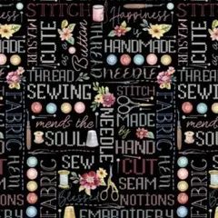 【特価】USAコットン ベナテックスSew In Love ステッチ45