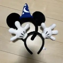 ミッキーマウス カチューシャ 魔法使い帽子付き