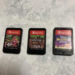 マインクラフト有り　Nintendo Switch 3点セット