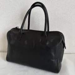 Ta様　美品　イルビゾンテ　ボストンバッグ　トートバッグ　レザー　黒　ブラック