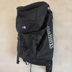 【NEW ERA】ソフトバンクホークス　コラボリュック　黒　大容量のサムネイル