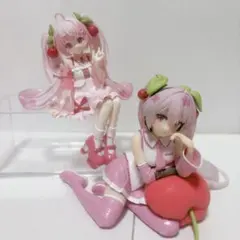 初音ミク 桜ミク ぬーどるストッパー ちょこのせ デスクトップ フィギュア