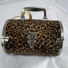 値引【平成】ヒョウ柄 収納ボックス レオパード ハラコ - メルカリ