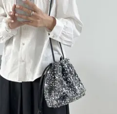 スパンコールバック　シルバー