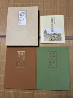 平山郁夫「平成洛中洛外図」素描画 6枚セット 工芸画 2007年 額縁付き