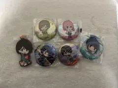 ゆるキャン△ 缶バッジ、ラバーストラップセット (全てガチャガチャの商品)
