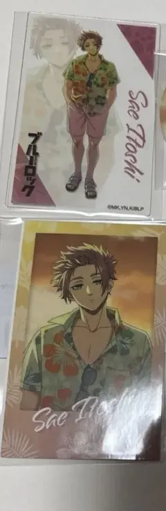 ブルーロック and GALLERY ミニフォトカード クリアカード 糸師冴