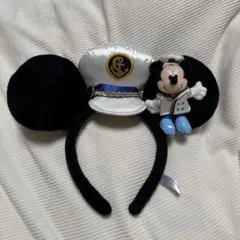 東京ディズニーシー5周年記念　ミッキーぬいぐるみ付きカチューシャ