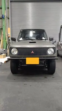三菱パジェロミニ H56A フロントセンターバンパー フォグランプ 送料込)三菱パジェロミニ H56A フロントセンターバンパー フォグランプ